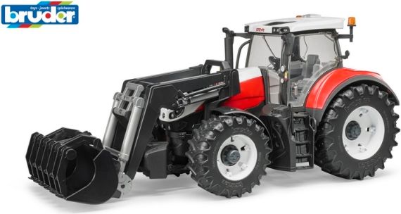 Bruder 3181 Traktor Steyr 6300 Terrus CVT s čelním nakladačem - obrázek 1