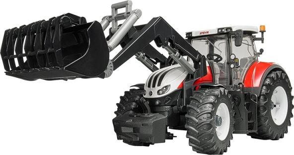 Bruder 3181 Traktor Steyr 6300 Terrus CVT s čelním nakladačem - obrázek 3