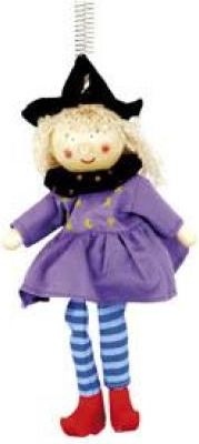 Figurka na pružině – čarodějka - obrázek 1