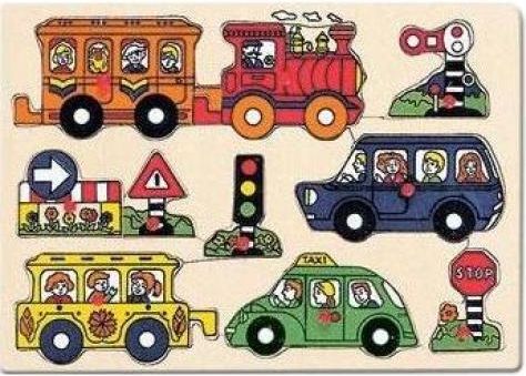 Puzzle - doprava - obrázek 1