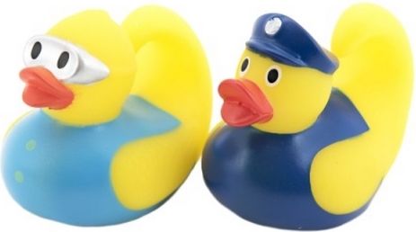 Kačenky do vany plavací guma 10cm 4ks v síťce - obrázek 3