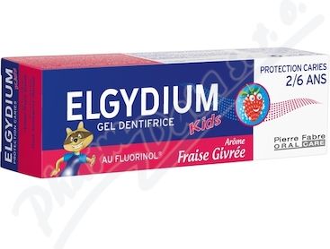 ELGYDIUM Kids zub.pasta gel 2-6let 50ml jahoda - obrázek 1
