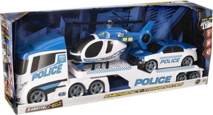 Teamsterz policejní přeprava helikoptéry se zvukem a světlem - obrázek 1