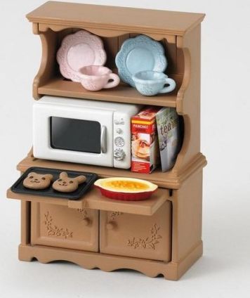 Sylvanian Families - Vybavení skříň s mikrovlnou troubou - obrázek 1