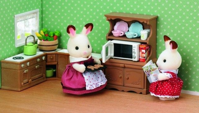 Sylvanian Families - Vybavení skříň s mikrovlnou troubou - obrázek 3