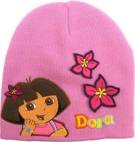 Zimní čepice Dora růžová - obrázek 1