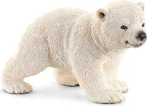 Schleich - Zvířátko - mládě ledního medvěda chodící - obrázek 1
