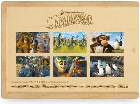 Puzzle v krabičce, 72ks - africká zvířátka Woody - obrázek 1