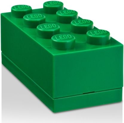 LEGO mini box tmavě zelený - obrázek 1