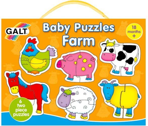 Puzzle pro nejmenší zvířátka na farmě - obrázek 1