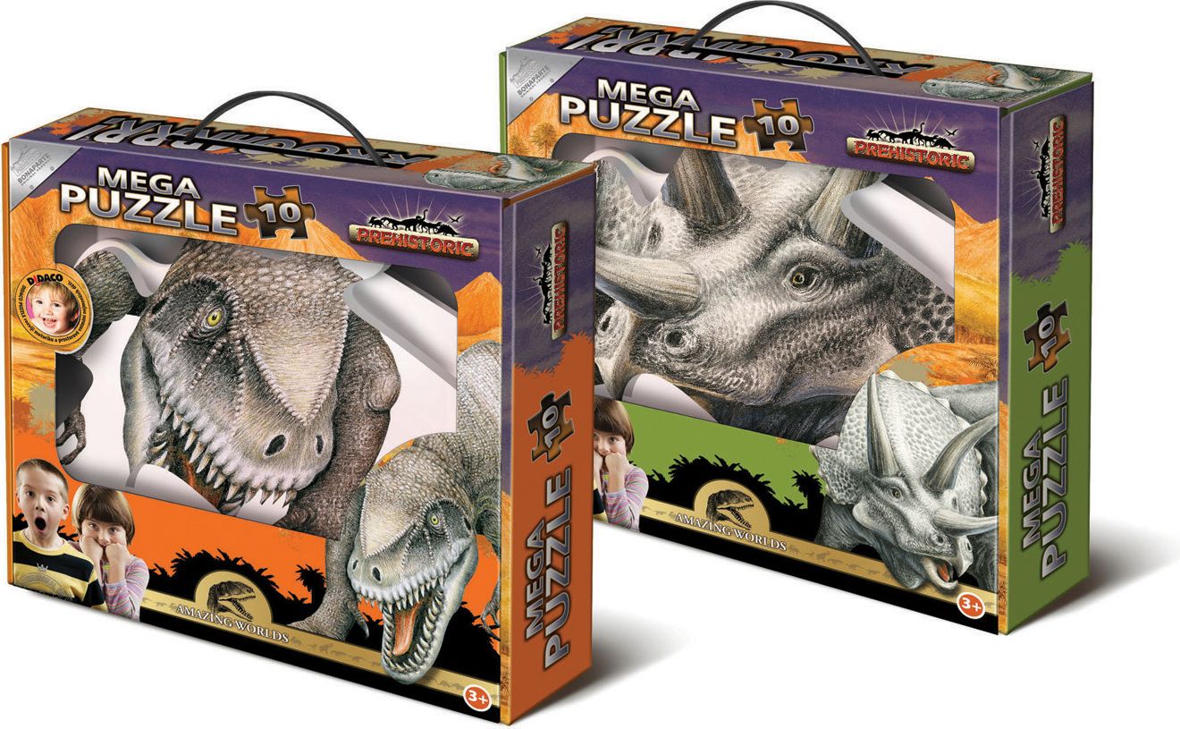 Bonaparte MEGA Didaco Dinosauři T-Rex 10 dílků - obrázek 1