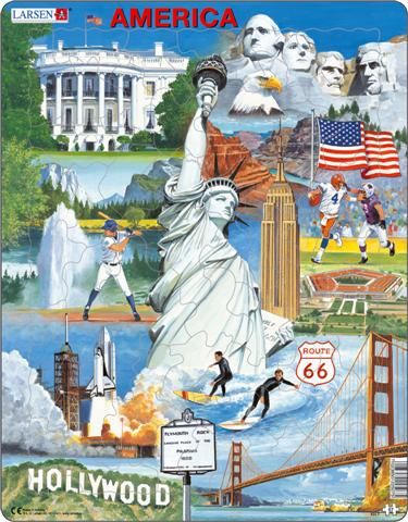 Puzzle USA v obrazech - obrázek 1