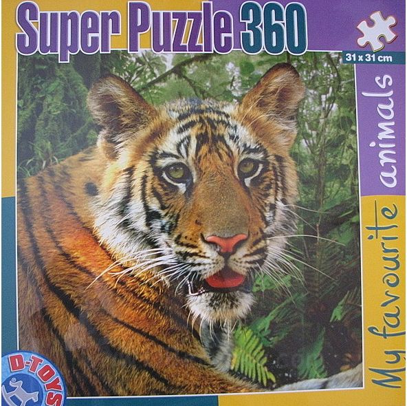 D-TOYS Puzzle 360 dílků - Tygr - obrázek 1
