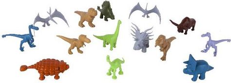 Hodný Dinosaurus - Dinosauri mix - plastové minifigurky 25 ks - obrázek 1