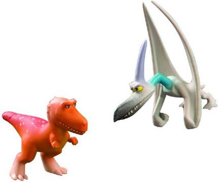 Hodný Dinosaurus - Ramsey & Hromosvod - plastové minifigurky 2ks - obrázek 1