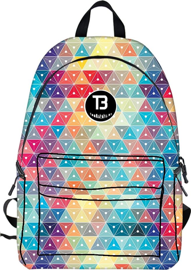 Dívčí školní batoh TopBags COOLAST TB Cool Honey 18,5 l - obrázek 1