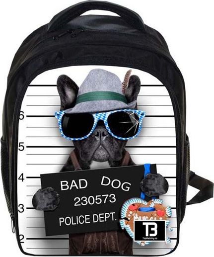 Chlapecký dětský batoh TopBags COOLAST Wanted Dog 11 l - obrázek 1