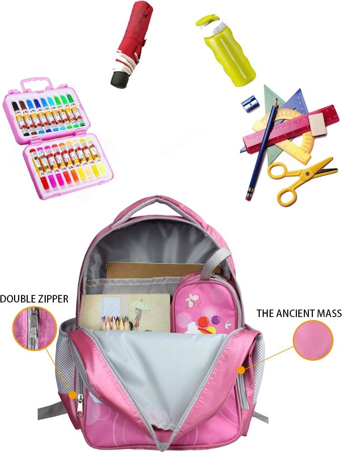 Dívčí dětský batoh TopBags COOLAST Squares 11 l - obrázek 3
