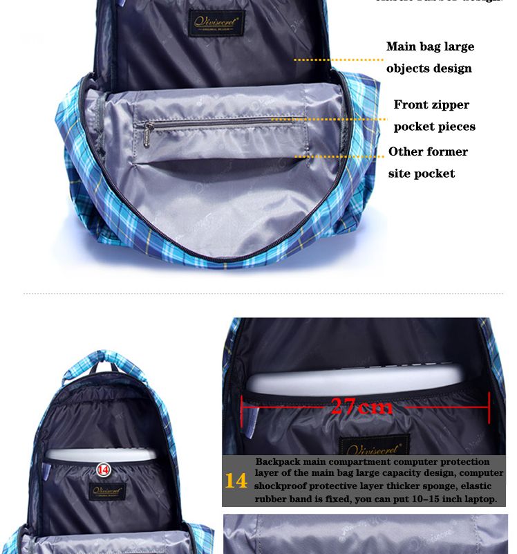 Dívčí školní batoh TopBags ViVi-Square - Růžový 22 l - obrázek 7