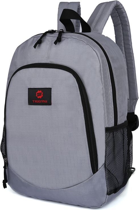 Unisex studentský batoh Tigernu 3200 Šedý 18,5 l - obrázek 3