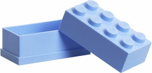 LEGO mini box 8 46 x 92 x 43 mm - světle modrá - obrázek 1