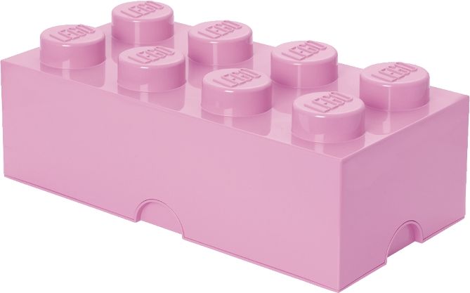 LEGO úložný box 8 250 x 500 x 180 mm - růžová - obrázek 1