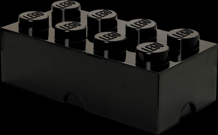 LEGO úložný box 8 250 x 500 x 180 mm - černá - obrázek 1