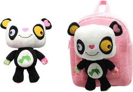 Discovery baby - Batůžek do školky s hračkou Panda - obrázek 1