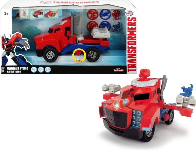Dickie auto na volnoběh Transformers Optimus Prime Battle Truck 23 cm - obrázek 1
