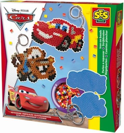 SES Zažehlovací korálky Disney Cars, přívěsky na klíče - obrázek 1