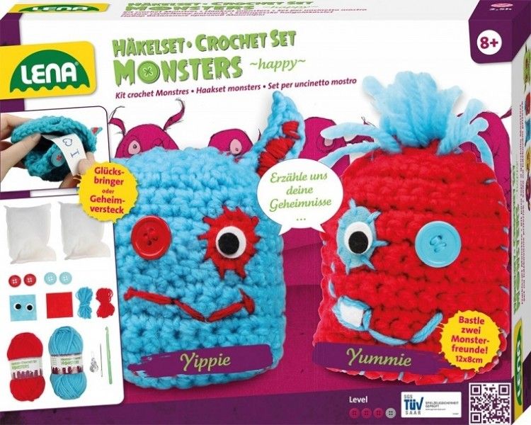 Lena Pletací Monsters "happy" - obrázek 1