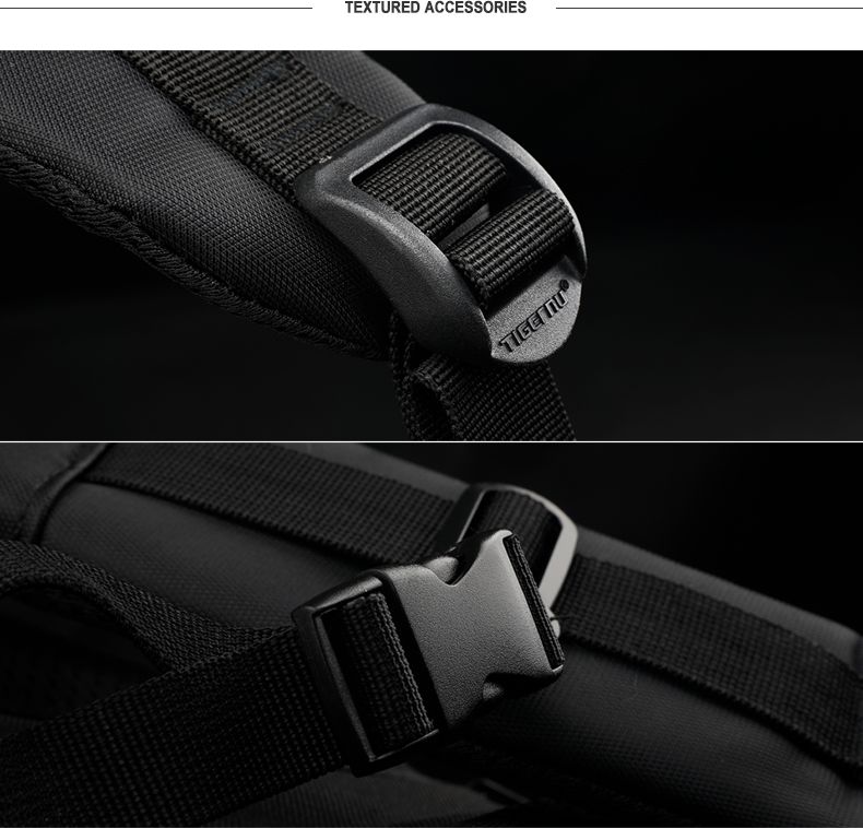 Unisex studentský batoh Tigernu 3105A Černo-oranžový 18,5 l - obrázek 11