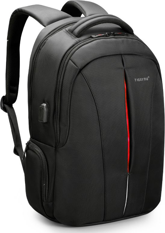 Unisex studentský batoh Tigernu 3105A Černo-oranžový 18,5 l - obrázek 3