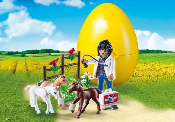 Playmobil 9207 Veterinář s hříbaty, vajíčko - obrázek 1