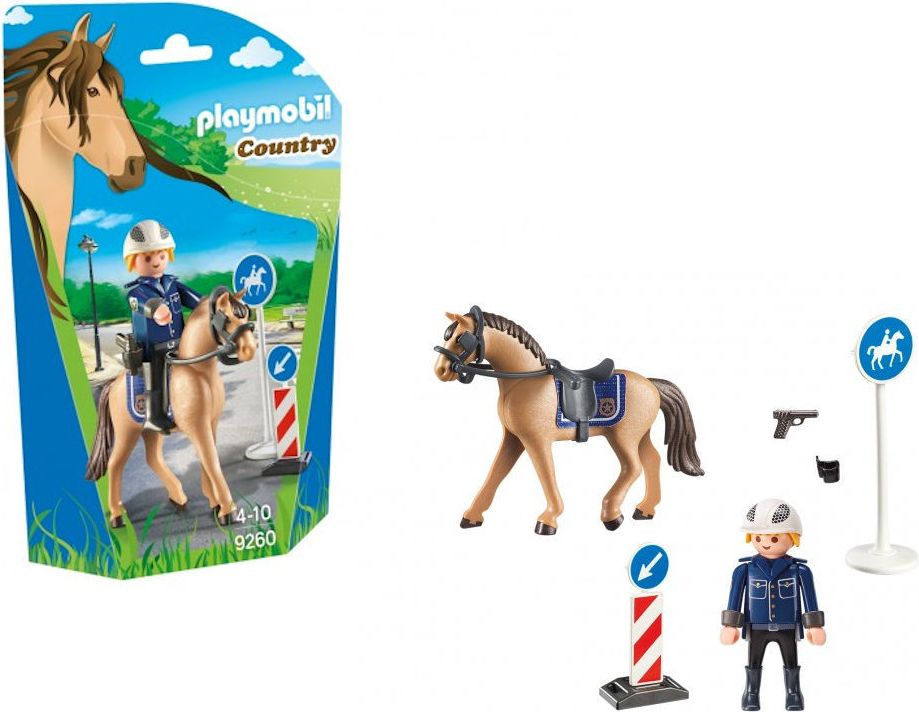 Playmobil 9260 Policista s koněm - obrázek 1