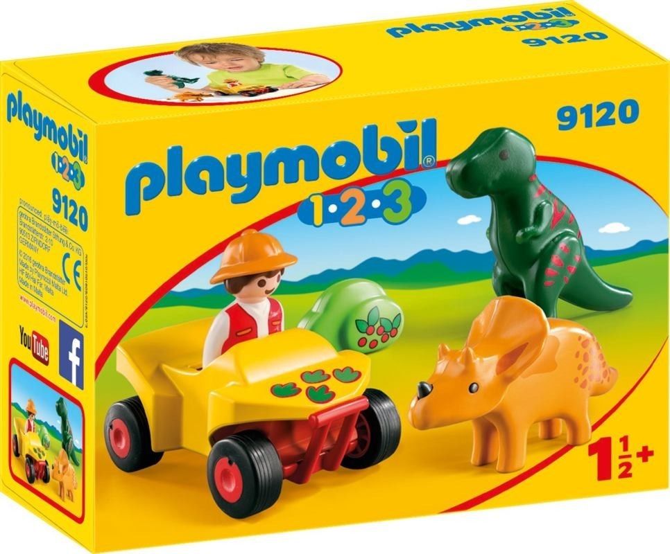 Playmobil 9120 Dinosaurus a vědec na čtyřkolce - obrázek 1