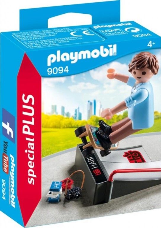 Playmobil 9094 Skejťák s rampou - obrázek 1