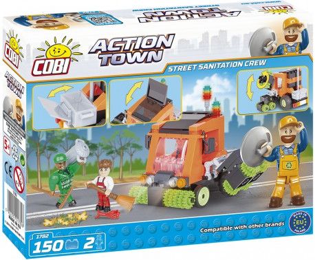 Playmobil 1782 ACTION TOWN Úklidové vozidlo 150 k, 2 f - obrázek 1