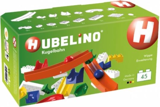HUBELINO Kuličková dráha - rozšíření 45 ks, s kolébkou - obrázek 1