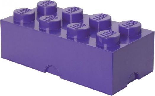 LEGO úložný box 250 x 500 x 180 mm - fialová - obrázek 1