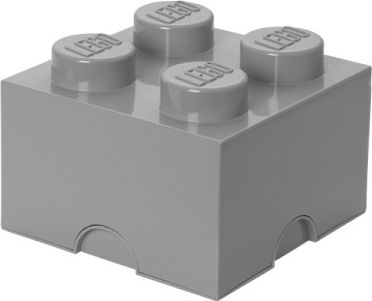 LEGO úložný box 250 x 250 x 180 mm - šedá - obrázek 1