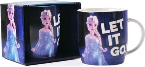 Keramický hrnek Frozen Let It Go (objem 325 ml) bílý - obrázek 2