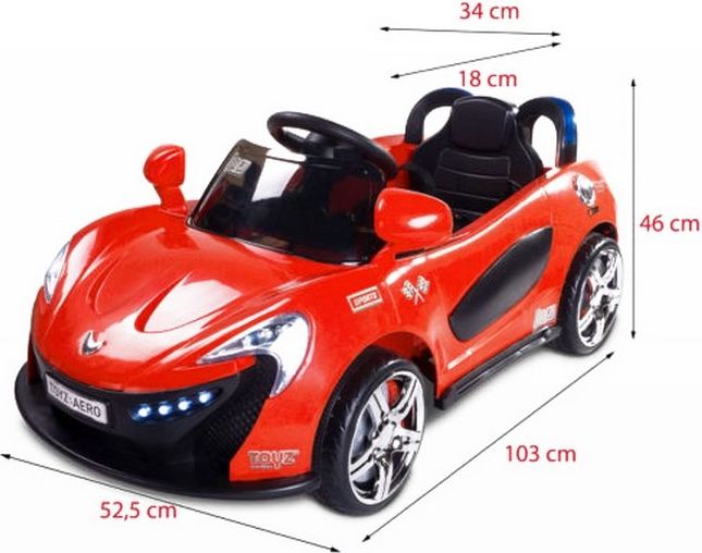 Toyz Aero elektrické autíčko bílá - obrázek 2