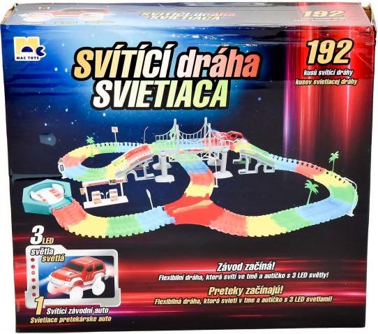 Mac Toys Svítící dráha 192 dílů - obrázek 1
