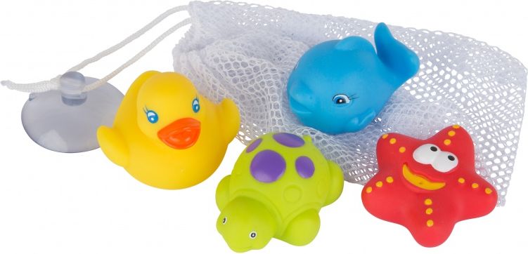 Playgro - Vodní zvířátka se síťkou 4ks - obrázek 1