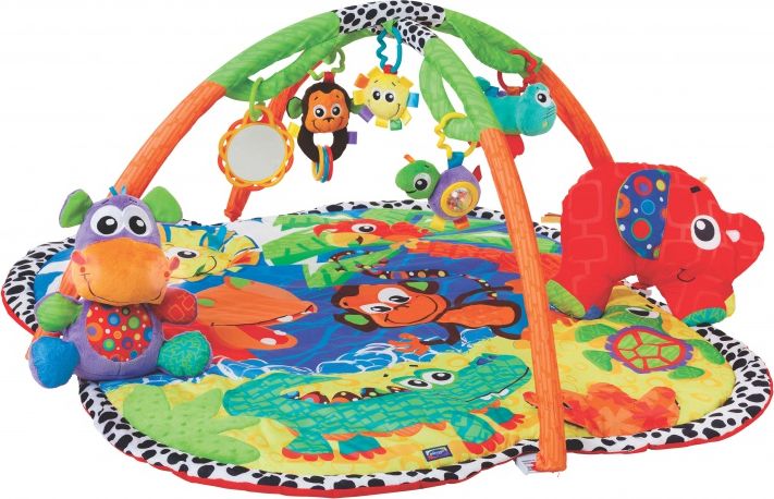 Playgro Hrací deka zvířátka v džungli - obrázek 1