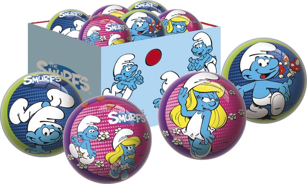 Alltoys Unice Míč Šmoulové 15 cm - obrázek 1