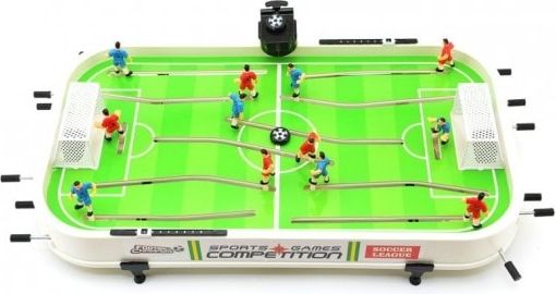 Teddies Kopaná/Fotbal společenská hra plast kovová táhla bez počítadla v krabici 60x36x8cm - obrázek 3
