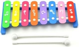 Teddies Xylofon plast/kov 26cm v sáčku - obrázek 3