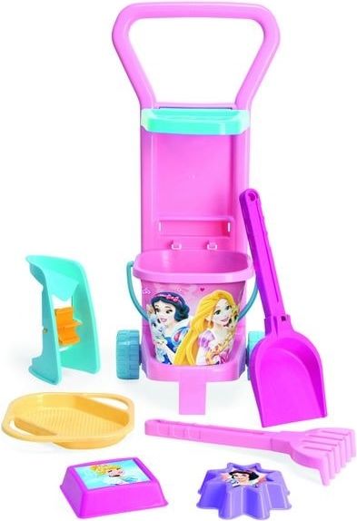 Vozík na pláž sada na písek plast Princezny - obrázek 1